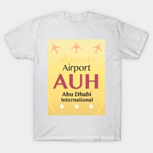 AUH Abu Dhabi airport T-Shirt